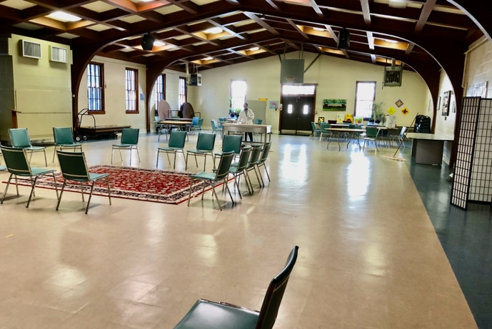 Our space is 72 ft long by 42 ft wide